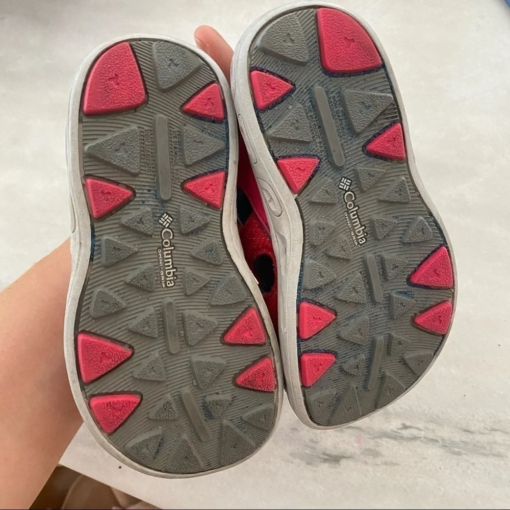 Columbia Little Pine Girls Sandals Pink 12